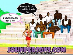 All of those brown pricks screwing that booty hole at john persons the pit comic, I'm absolutely fortunate