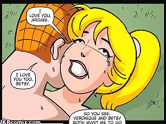 JKR comix. Betty and Archie porn comics on XXX cartoons