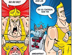 Free comic porn. Did you want a protein shake from the smoothie bar? Naw, Im cool!