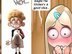 Excellent porn cartoon that includes mother along with girl lusting for one young lad to bang