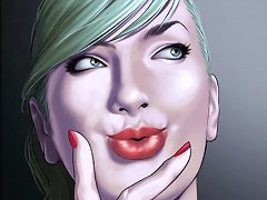 Lesson from the neighbor. Interracial comix from poonnet.com