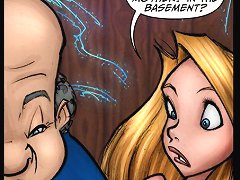 JKR comix. Nude cartoon girl wants to leave Barry's room on XXX cartoons